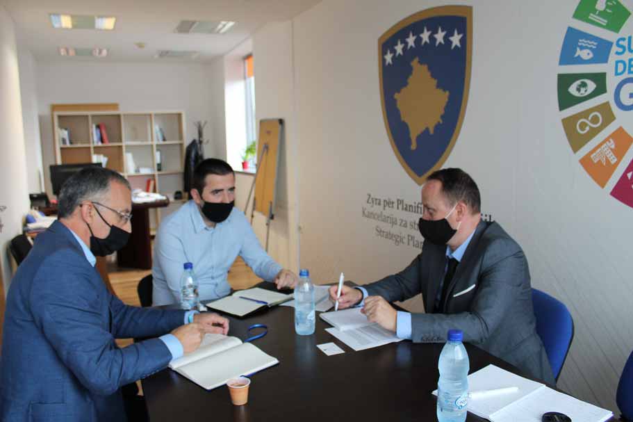 HERAS+ team meets the representatives of the Strategic Planning Office of Kosovo