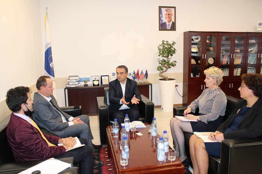 “HERAS Plus’ meets the senior management of the University of Mitrovica “Isa Boletini”