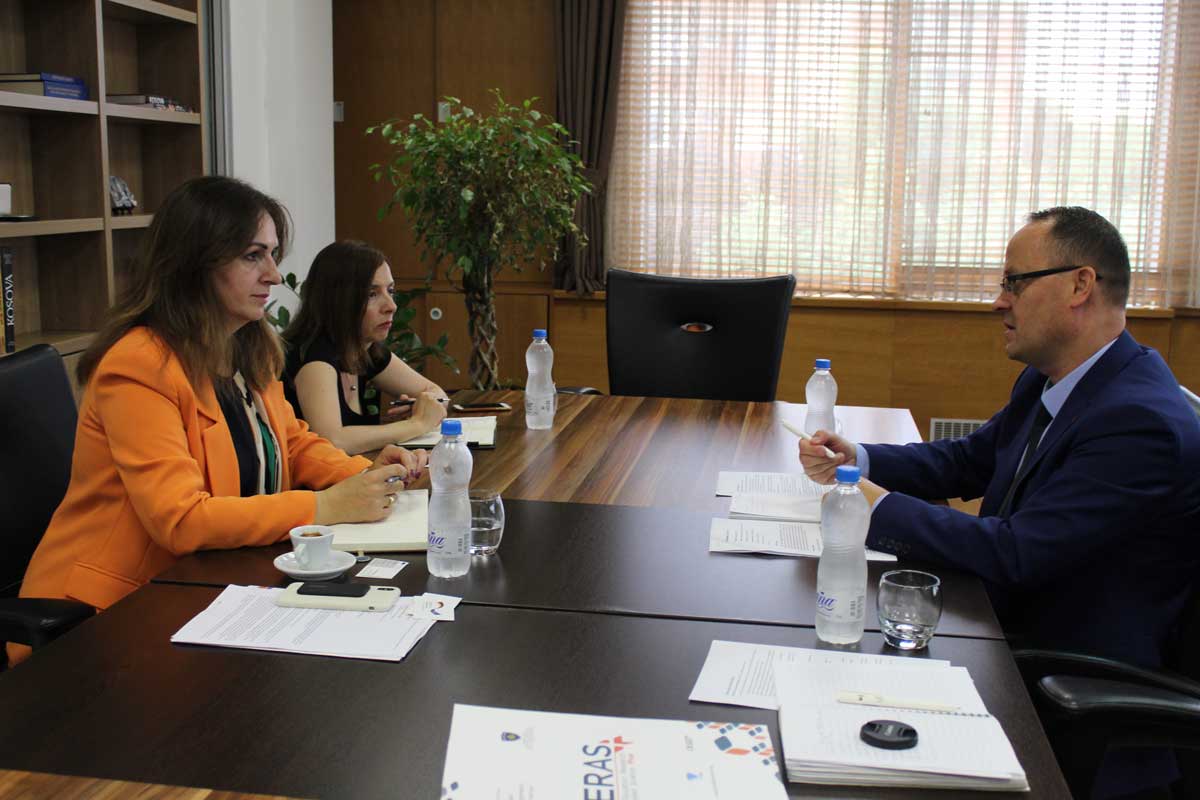 HERAS Plus meets with MESTI Minister Arberie Nagavci