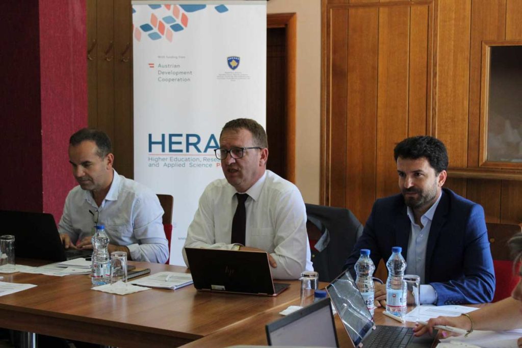 On 29-30 June 2021 the Project HERAS Plus supported the University “Fehmi Agani” in Gjakova (UFAGJ) in reviewing and revising the internal legal acts of the University.