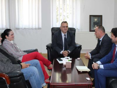Introductory meeting with newly appointed Rector of University “Haxhi Zeka” in Peja