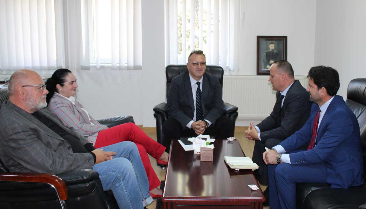 Introductory meeting with newly appointed Rector of University “Haxhi Zeka” in Peja