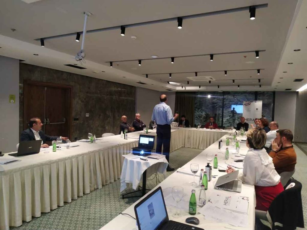 On 07-08 December 2021, HERAS Plus organized two-day workshop for the University “Isa Boletini” in Mitrovica (UIBM), mainly attended by the University management,