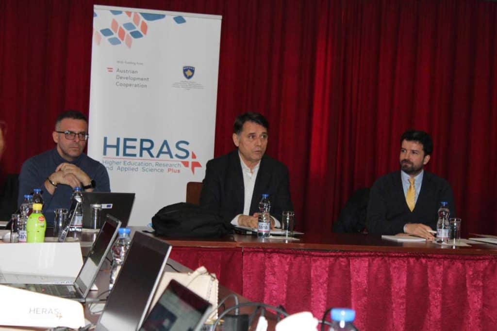 On 03-04 February 2022, the project HERAS Plus supported a two days advanced training on Research and Publications for the academic staff of the University “Kadri Zeka” in Gjilan.