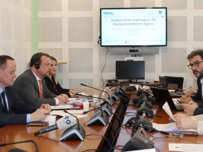 HERAS Plus supports public hearing event for the law on Kosovo Accreditation Agency