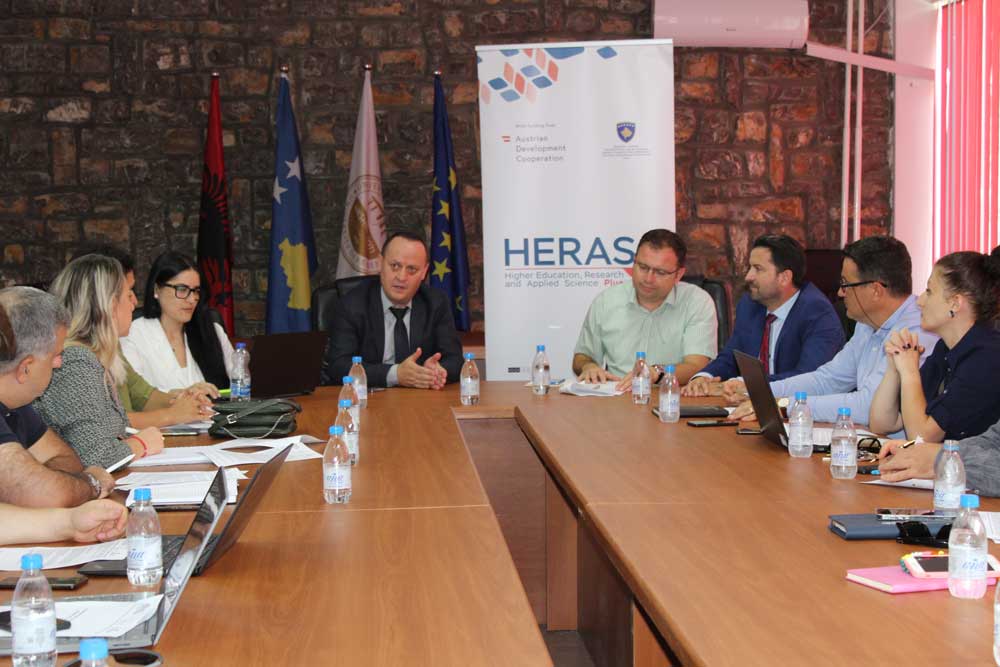 Delighted to support the University “Ukshin Hoti” in Prizren (UUHP) in the process of reviewing and revising the quality assurance instruments.